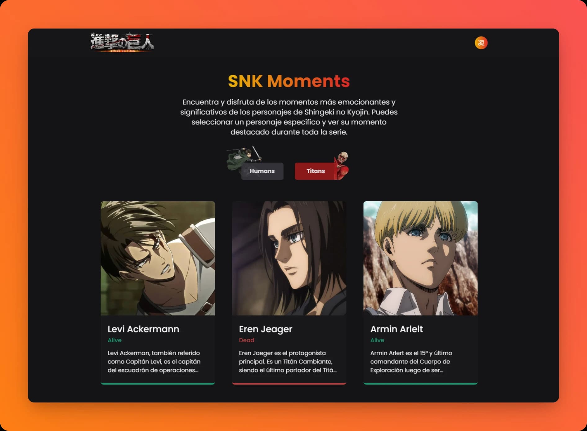 Ecommerce project screenshoot